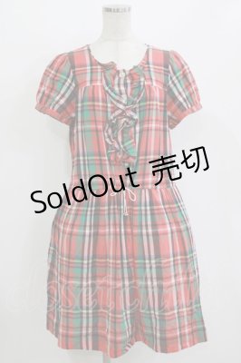 Preview of チェックワンピース M レッド
