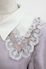 画像4: axes femme POETIQUE / レース襟半袖ワンピース M ラベンダー H-26-08-11-024-AX-OP-NS-ZH (4)