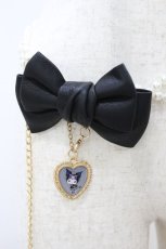 画像2: m petit by misako / サンリオキャラクターズコラボ クロミ パールベルト  ブラック H-26-08-12-005-LO-ZA-NS-ZH (2)