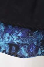 画像4: NieR Clothing / 青薔薇レイヤードスカート Free ブラック H-26-08-12-044-PU-SK-NS-ZH (4)