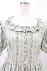 画像3: virally / 星名桜子/花柄ワンピース L グリーン H-26-08-12-1028-LO-OP-NS-ZH (3)