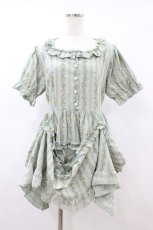 画像5: virally / 星名桜子/花柄ワンピース L グリーン H-26-08-12-1028-LO-OP-NS-ZH (5)