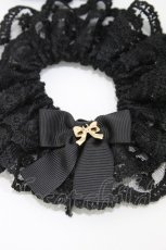 画像2: m petit by misako / TT*AM2Pシュシュ  ブラック H-26-08-12-1005-LO-ZA-NS-ZH (2)