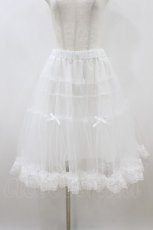 画像1: majoretty / まゆろん/60cmパニエ L 白 H-26-08-12-1049-LO-SK-NS-ZH (1)