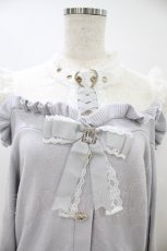 画像3: LIZ LISA / ハート刺繍肩あきレイヤードニット Free ブルー H-26-08-12-1050-LO-TO-NS-ZH (3)