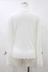画像2: melume / maki/袖レースプルオーバー M 白 H-26-08-12-1051-LO-TO-NS-ZH (2)