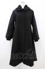 画像1: m petit by misako / AM*リボンコート L ブラック H-26-08-12-1065-LO-JA-NS-ZH (1)
