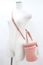 画像2: an another angelus / フレームローズ刺繍バニティバッグ  ピンク H-26-08-12-1012-CA-BG-NS-ZH (2)