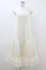 画像1: Melody BasKet / Melodyレースソフトパニエシュミーズ M アイボリー H-26-08-12-1017-LO-OP-NS-ZH (1)
