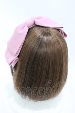 画像2: axes femme kawaii / 斜めリボンカチューシャ  ピンク H-26-08-12-1002-AX-AC-NS-ZH (2)