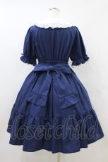 画像2: Chalmiere / クレアワンピース M ネイビー H-26-08-12-1019-AX-OP-NS-ZH (2)