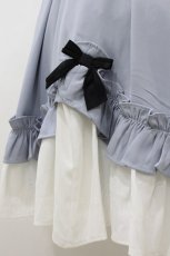 画像5: Chalmiere / 不思議の国のジャンパースカート M サックス H-26-08-12-1022-AX-OP-NS-ZH (5)