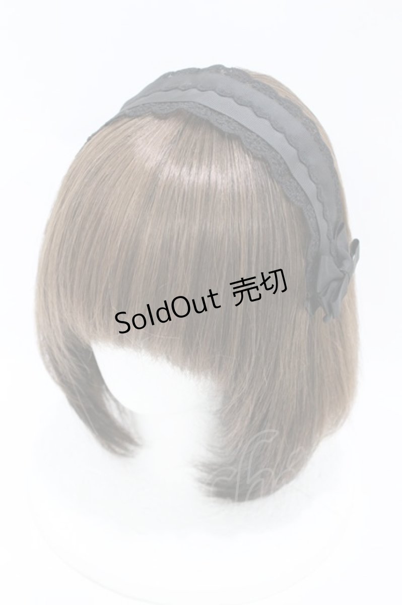 画像1: m petit by misako / TT*AMヘッドドレス  ブラック H-26-08-12-1004-LO-AC-NS-ZH (1)