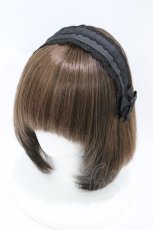 画像1: m petit by misako / TT*AMヘッドドレス  ブラック H-26-08-12-1004-LO-AC-NS-ZH (1)
