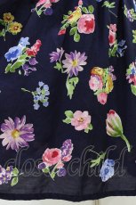 画像3: Jane Marple / Flower Marketのトロンプルイユドレス Free グレー/ネイビー H-26-08-12-049-JM-OP-NS-ZH (3)