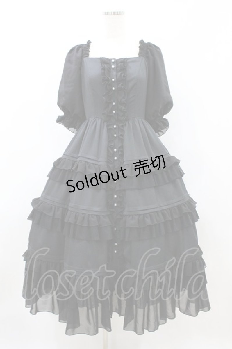 画像1: Estryllia Enhillia / Pureness Ritualドレス M ブラック H-26-08-12-012-LO-OP-NS-ZH (1)