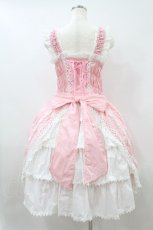 画像2: BABY,THE STARS SHINE BRIGHT / シャーリングプリンセスジャンパースカート Free ピンク H-26-08-12-014-BA-OP-NS-ZH (2)