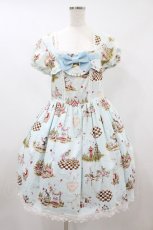 画像1: BABY,THE STARS SHINE BRIGHT / アリスinファンフェアワンピース Free サックス H-26-08-12-016-BA-OP-NS-ZH (1)