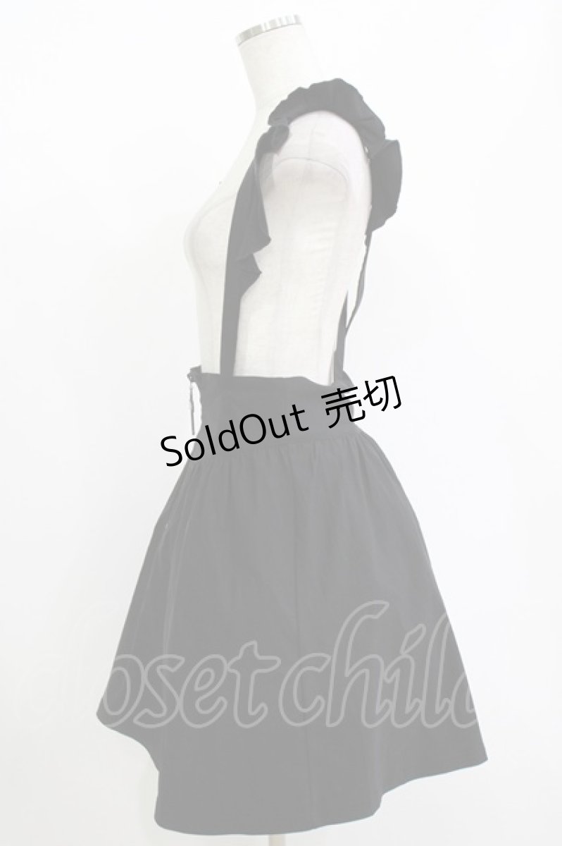 画像2: KILL STAR / YUNA SUSPENDER SKIRT S ブラック H-26-08-13-027-PU-SK-KB-ZH (2)