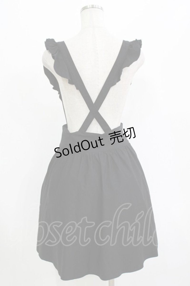 画像3: KILL STAR / YUNA SUSPENDER SKIRT S ブラック H-26-08-13-027-PU-SK-KB-ZH (3)