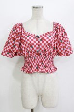 画像1: Candy Stripper / SUNNY CHERRY VOLUME SLEEVE  2 RED H-26-08-13-047-PU-TO-KB-ZH (1)