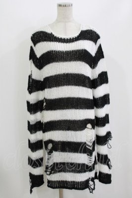 Preview of Pugsley Knit Sweater M 黒×白
