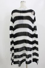 画像3: KILL STAR / Pugsley Knit Sweater M 黒×白 H-26-08-13-048-PU-TO-KB-ZH (3)