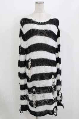 Preview of Pugsley Knit Sweater M 黒×白