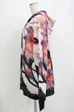 画像2: NieR Clothing / 総柄ZIPパーカー   H-26-08-13-051-PU-TO-KB-ZH (2)