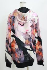 画像3: NieR Clothing / 総柄ZIPパーカー   H-26-08-13-051-PU-TO-KB-ZH (3)