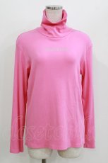 画像1: AVENCHUMU / Studs logo high neck tops  PINK(濃ピンク) H-26-08-13-052-LO-TO-KB-ZH (1)