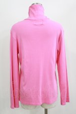 画像3: AVENCHUMU / Studs logo high neck tops  PINK(濃ピンク) H-26-08-13-052-LO-TO-KB-ZH (3)