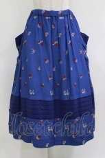 画像1: Jane Marple / Dance With Roses Jacquard Apron Skirt M ネイビー H-26-08-13-006-JM-SK-KB-ZH (1)
