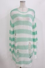 画像1: KILL STAR / Peppermint knit Sweater L ミント H-26-08-13-055-PU-TO-KB-ZH (1)