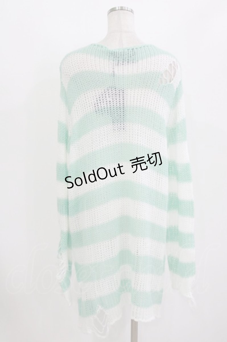 画像3: KILL STAR / Peppermint knit Sweater L ミント H-26-08-13-055-PU-TO-KB-ZH (3)