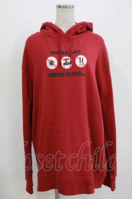 Preview of THREE RULES HOODIE  レッド