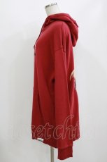 画像2: Candy Stripper / THREE RULES HOODIE  レッド H-26-08-13-056-PU-TO-KB-ZH (2)