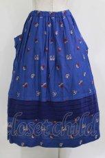 画像3: Jane Marple / Dance With Roses Jacquard Apron Skirt M ネイビー H-26-08-13-006-JM-SK-KB-ZH (3)
