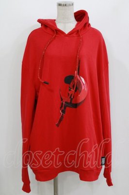 Preview of occult symbol hoodie L レッド