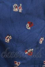 画像4: Jane Marple / Dance With Roses Jacquard Apron Skirt M ネイビー H-26-08-13-006-JM-SK-KB-ZH (4)