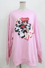 画像1: Candy Stripper / CANDY GIRL SWEATワンピース  ピンク H-26-08-13-060-PU-OP-KB-ZH (1)