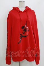 画像1: PINKSPINK / occult symbol hoodie M レッド H-26-08-13-061-PU-TO-KB-ZH (1)