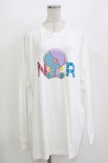 画像1: NieR Clothing / プリントLONG CUTSEW L 白 H-26-08-13-063-PU-TO-AK-ZH (1)