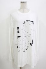 画像1: NieR Clothing / プリント長袖CUTSEW  白/Nierちゃん H-26-08-13-064-PU-TO-KB-ZH (1)