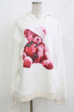 画像1: Amilige / ストロベリーベアパーカー  ホワイト H-26-08-13-067-PU-TO-KB-ZH (1)
