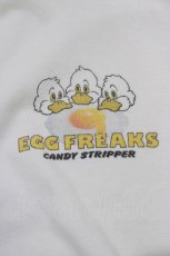 画像4: Candy Stripper / EGG FREAKS L/S Tシャツ  白 H-26-08-13-071-PU-TO-KB-ZH (4)