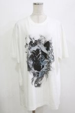 画像1: CuLLt / プリントTシャツ  白 H-26-08-13-072-PU-TO-KB-ZH (1)
