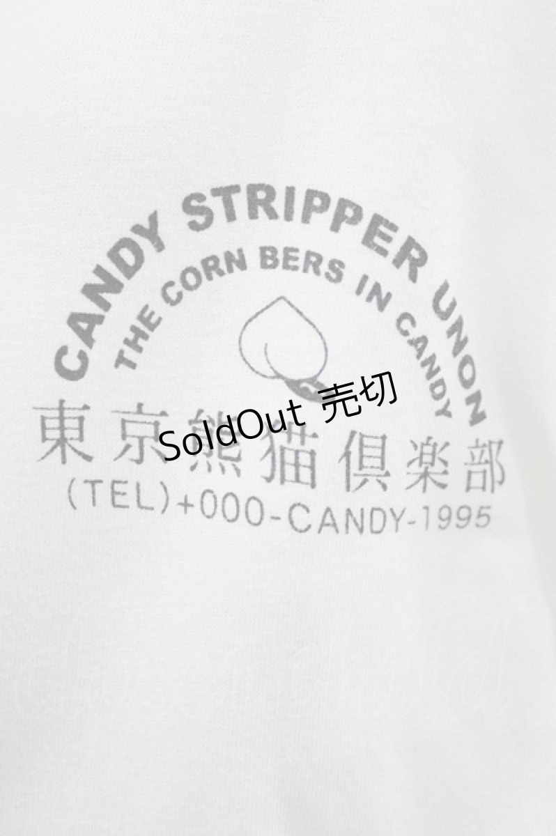 画像3: Candy Stripper / TOKYO PANDA CLUB L/S Tシャツ 2(M) ホワイト H-26-08-13-078-PU-TO-KB-ZH (3)