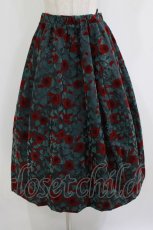画像1: Jane Marple Dans Le Salon / Winter daisy lantern skirt M グレー H-26-08-13-011-JM-SK-AK-ZH (1)