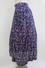 画像2: Jane Marple Dans Le Salon / Dance With Roses Drawstring Skirt  ネイビー H-26-08-13-012-JM-SK-KB-ZH (2)